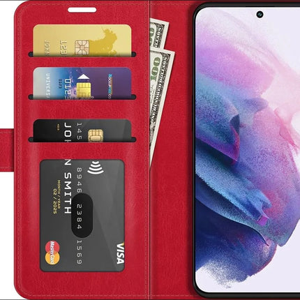 Samsung Galaxy S22 hoesje Rood Bookcase Mapje - Wallet Case