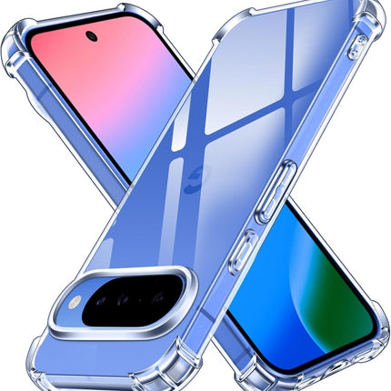 Google pixel 10 Hoesje Soft Anti Shock Transparant