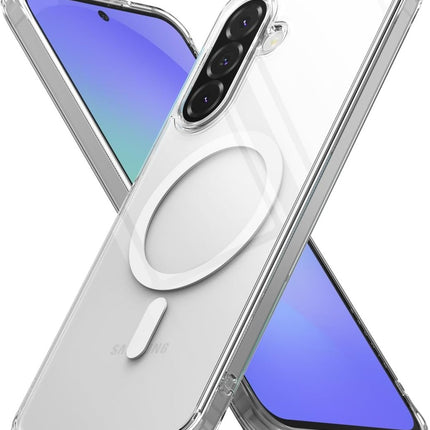 Samsung A17 5G Hoesje Silicone Magnetic MagSafe Case - Transparant