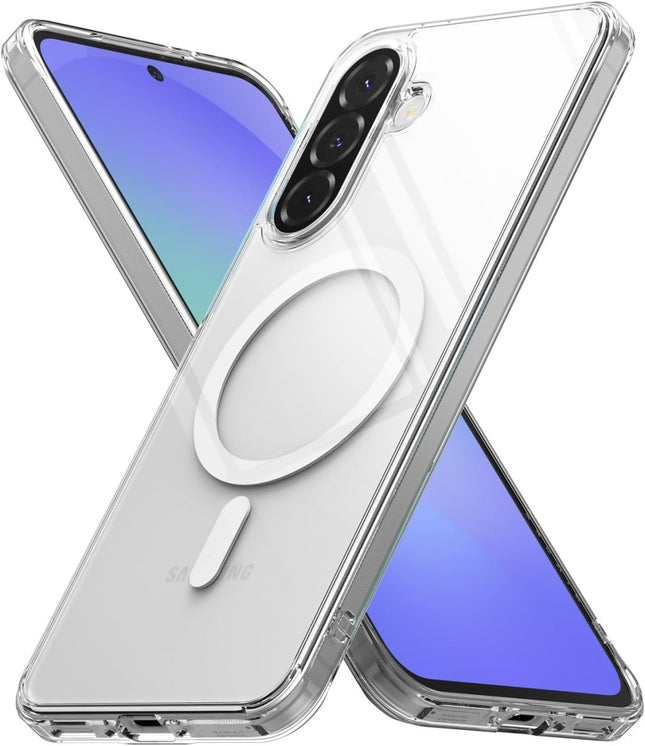 Samsung A17 5G Hoesje Silicone Magnetic MagSafe Case - Transparant