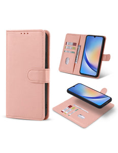 Magneet Hoesje voor Samsung Galaxy A54 5G Cover met Flip Wallet Stand Roze