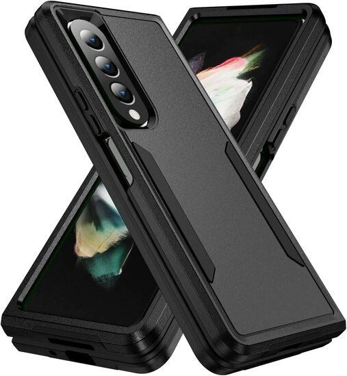 Hoesje Shockproof Armor Case Samsung Z Fold 5 - Zwart
