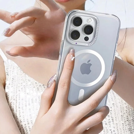 Joyroom PN-15B2 Magsafe Glacier hoesje voor iPhone 15 Pro (transparant)