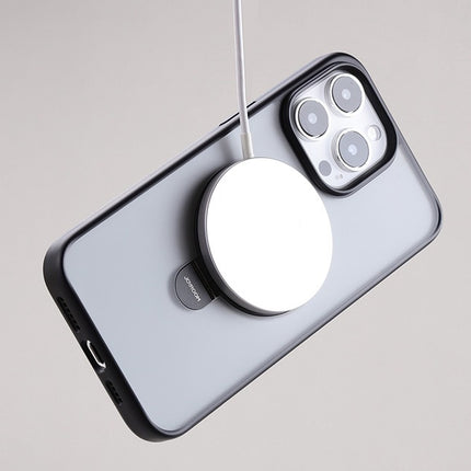 Joyroom JR-BP004 magnetische beschermhoes met houder voor iPhone 15 (zwart)