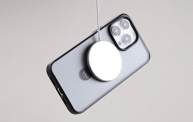 Joyroom JR-BP004 magnetische beschermhoes met houder voor iPhone 15 (zwart)
