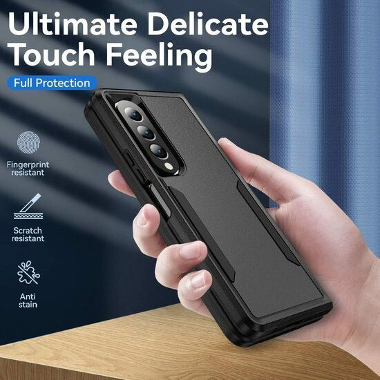 Hoesje Shockproof Armor Case Samsung Z Fold 5 - Zwart