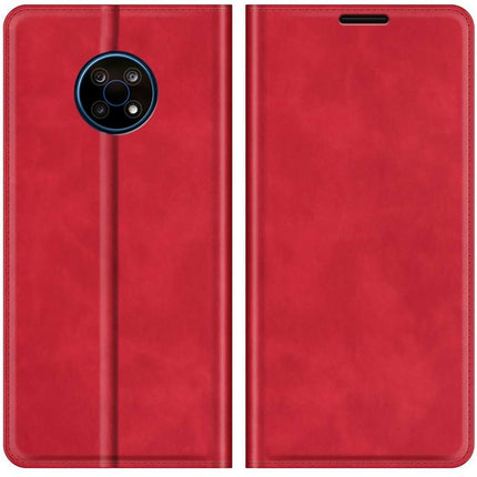 Just in Case Hoesje voor Nokia G50 – Magnetic Wallet Case – Rood