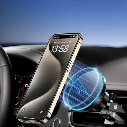 Magnetische autoladerhouder Choetech T208-F 15W (zwart)