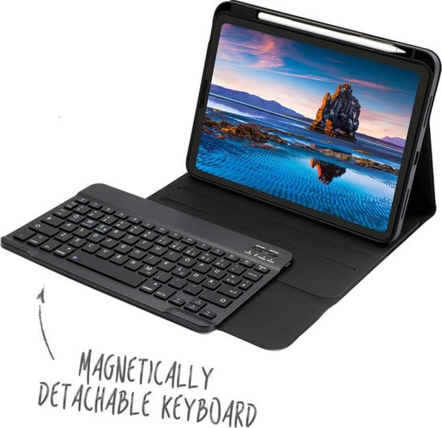 QWERTY Bluetooth Keyboard Case - iPad A16(2025)/iPad 2022 (10.9 inch 10e Generatie)