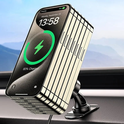 Magnetische autoladerhouder Choetech T208-F 15W (zwart)