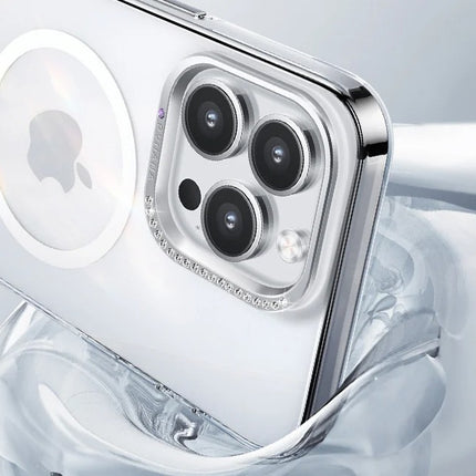 Joyroom PN-15B2 Magsafe Glacier hoesje voor iPhone 15 Pro (transparant)