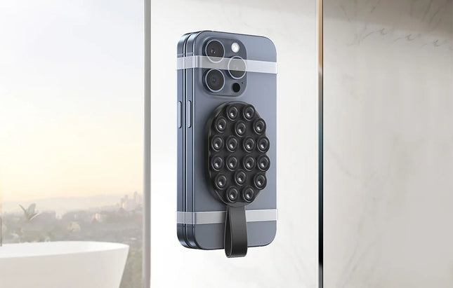 Magnetische telefoonhouder met zuignappen Joyroom JR-ZS393-S (zwart)