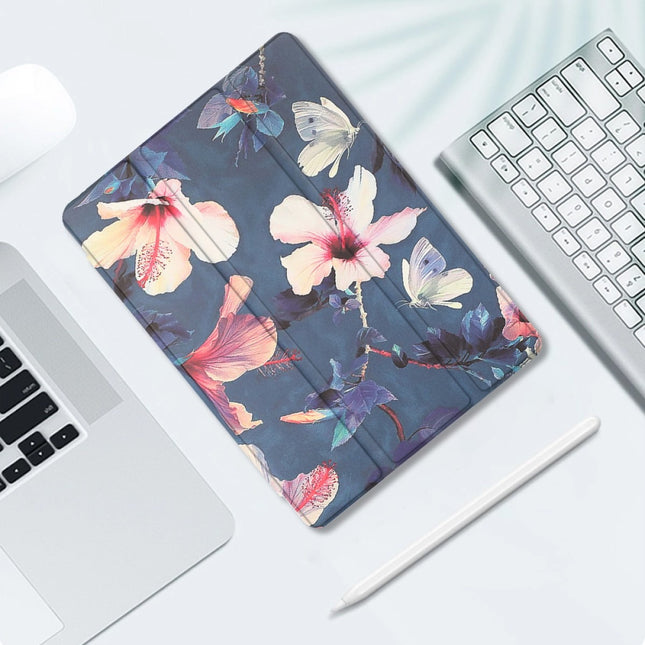 Printed Silicone Smart Cover iPad 10.2 2019/2020/2021 - Bloemen