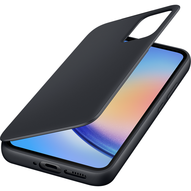 Samsung Galaxy A34 - Smart View Wallet Case - Black - EF-ZA346CBEGWW