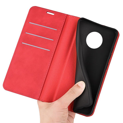 Just in Case Hoesje voor Nokia G50 – Magnetic Wallet Case – Rood