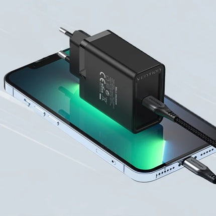 Vention FAIB0-EU USB-C 30W wandlader (zwart)