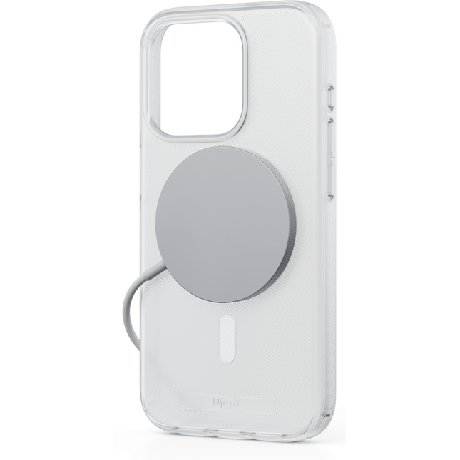 Njord Collections Case iPhone 15 Pro - 100% GRS Slim - Qi2 Case - Clear