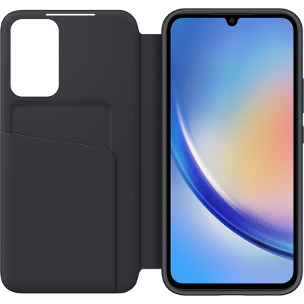 Samsung Galaxy A34 - Smart View Wallet Case - Black - EF-ZA346CBEGWW