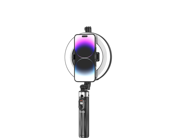 Xssive Selfiestick met Statief & Ringlamp