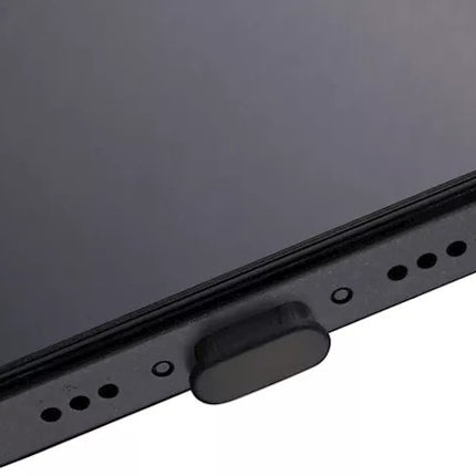 Musthavz stofdicht plug USB-C - 3 stuks - zwart, wit en transparant