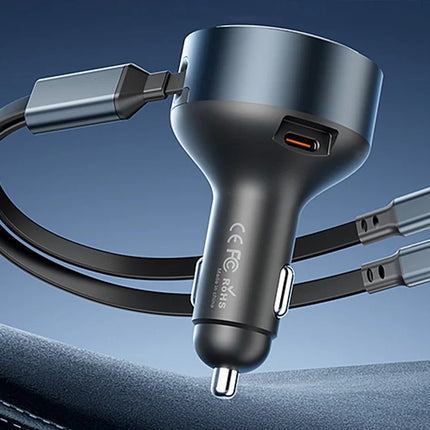 Vention FFOB0 USB-C autolader + USB-C/Lightning 30W kabel
