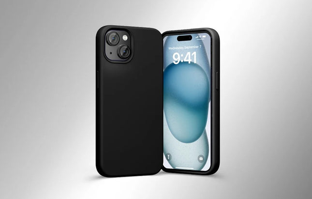 Vention KUFL0-30 siliconen hoesje voor iPhone 15 Pro (blauw)