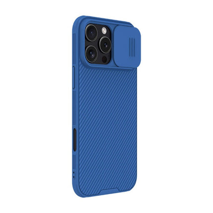 Nillkin CamShield Pro iPhone 16 Pro Max hoesje (blauw)