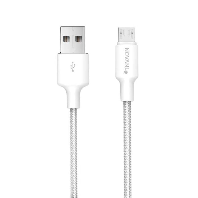 NOVANL SpeedCharge USB A to Micro USB Cable 12W (1.5M) White