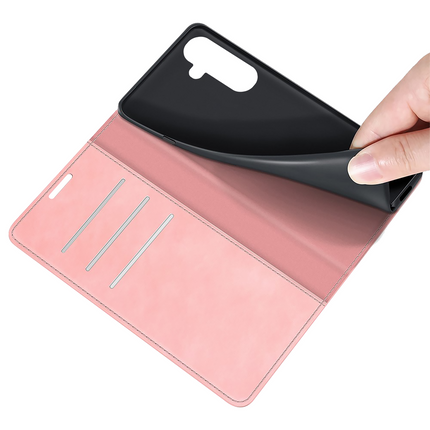 Just in Case Samsung Galaxy A14 4G/5G - Magnetic Wallet Case - Pink