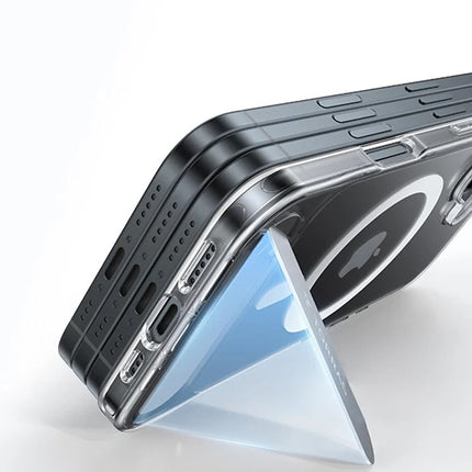 Torras Pstand Series hoesje voor iPhone 16 (transparant)