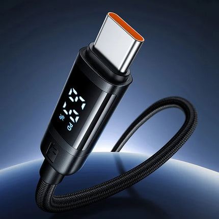 Mcdodo CA-5780 USB-C naar USB-C 60W datakabel 1,2 m (zwart)