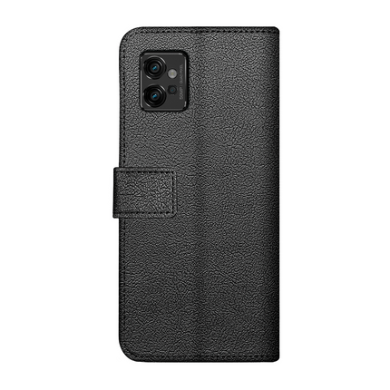 Just in Case Classic Wallet Hoesje voor Motorola Moto G32 – PU Leren Book Case – Zwart