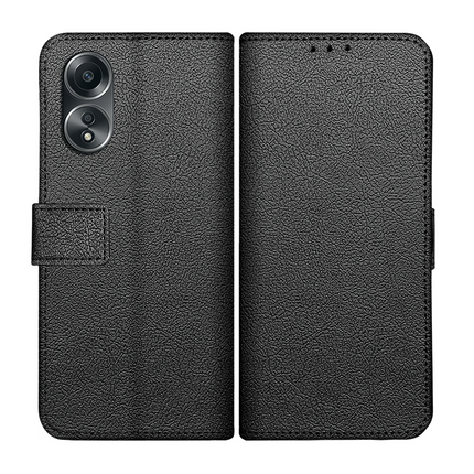Just in Case Classic Wallet Case - Oppo A58 (4G) - PU leather Book