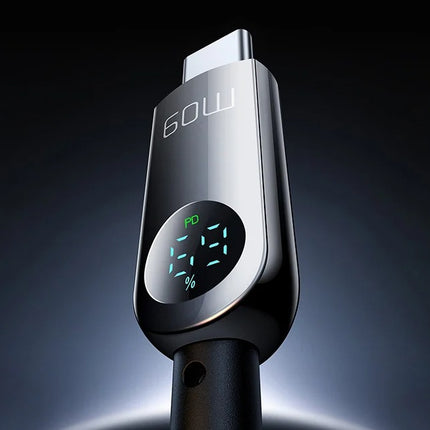 Mcdodo CA-4780 USB-C naar USB-C 60W datakabel 1,2 m (zwart)