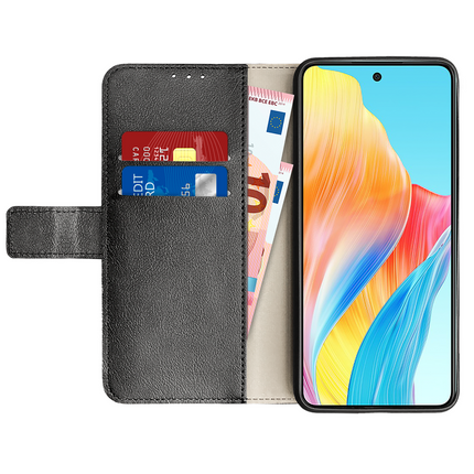Just in Case Classic Wallet Case - Oppo A58 (4G) - PU leather Book