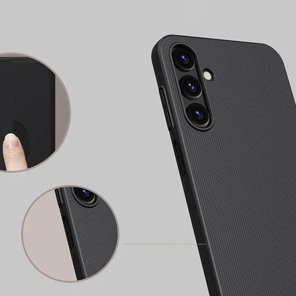 Nillkin Super Frosted Shield Pro hoesje voor Samsung Galaxy A25 5G (zwart)