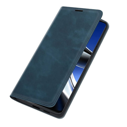 Just in Case Poco X4 Pro - Magnetic Wallet Case - Blue