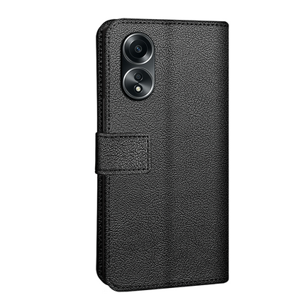 Just in Case Classic Wallet Case - Oppo A58 (4G) - PU leather Book