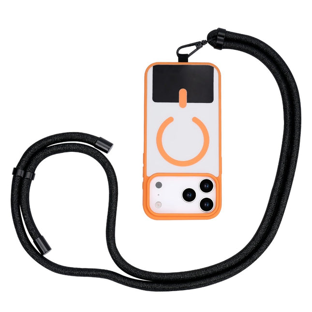 Universele Telefoonkoord - Verstelbare Telefoonketting - Koord voor Telefoon - Fancy Glitter Zwart