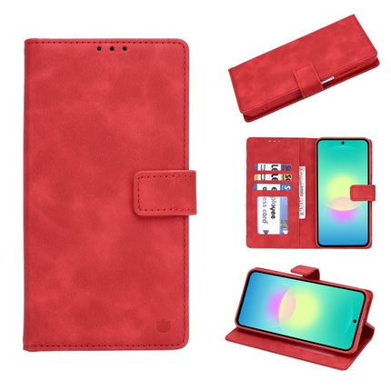 Samsung S25 FE 5G / S26 FE 5G  Hoesje Case Wallet Mapje Met ruimte voor Pasjes Rood