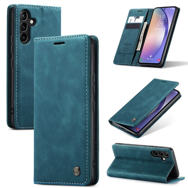 CaseMania Slim Bookcase - Samsung A05s - Groen