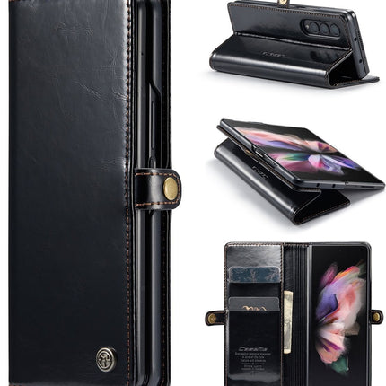 Caseme Luxe Wallet - Samsung Z Fold 4 - Zwart