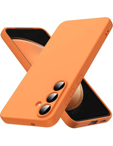 Samsung Galaxy S26 hoesje Silicone Case - Orange