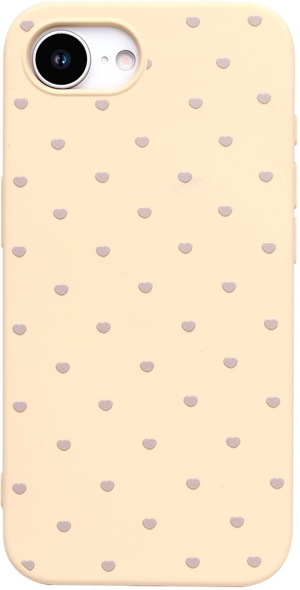 Hoesje Quality Silicone Case - iPhone 17e /iPhone 16e - Beige