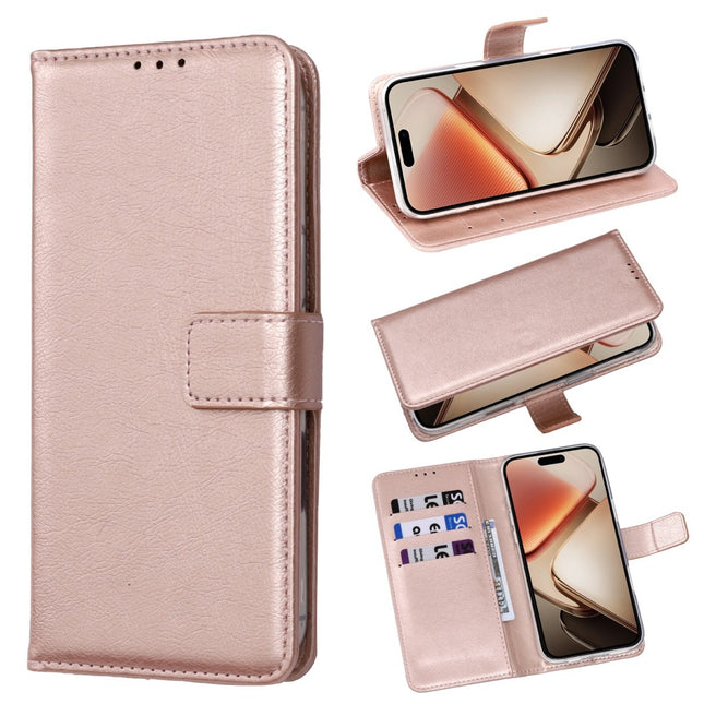 Google Pixel 9A Hoesje Bookcase Wallet Rosegoud