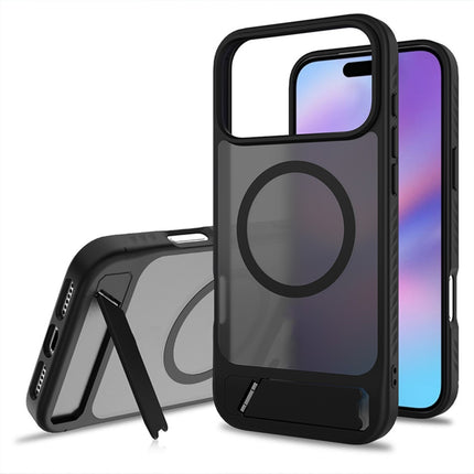 iPhone 17 Air - Magnetic Magsafe Beugel Kickstand Case - Zwart