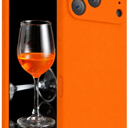 iPhone 17 Pro Max - CM High Quality Silicone Case - Orange