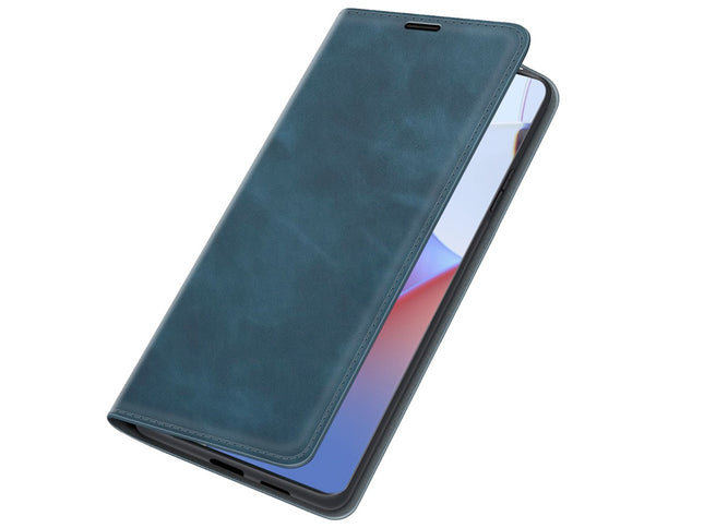Just in Case Hoesje voor Motorola Edge 30 Ultra – Magnetic Wallet Case – Blauw