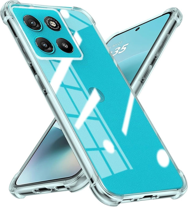 Motorola Moto G67/G67 Power/G77 Hoesje Anti Shock Transparant