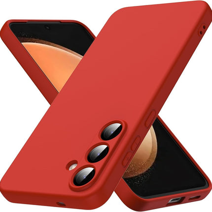 Samsung Galaxy A57 5G Hoesje High Quality Silicone Case - Rood